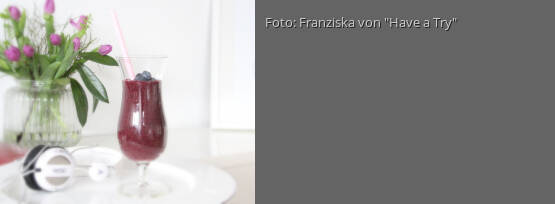 Rezeptbild für "Blaubeersmoothie mit Açai und Maca"