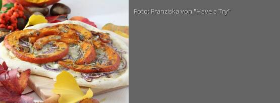 Rezeptbild für "Kürbis-Flammkuchen"