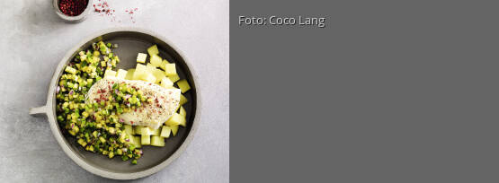 Rezeptbild für "Kabeljau mit Mango-Paprika-Salsa"