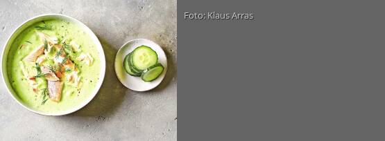 Rezeptbild für "Kalte Buttermilch-Gurken-Suppe"