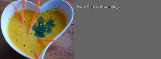 Rezeptbild für "Karottencremesuppe – vegan"