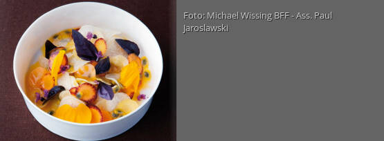 Rezeptbild für "Karotten Passionsfrucht Salat mit Ajowan und rotem Basilikum"