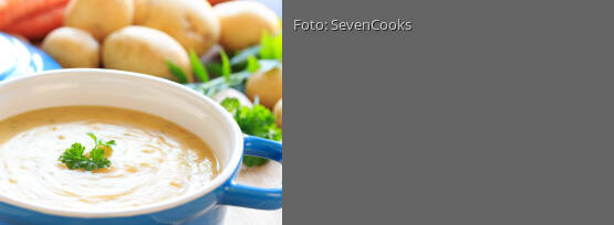 Rezeptbild für "Cremesuppe von der Kartoffel – vegan"