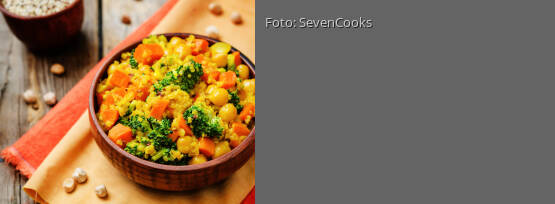 Rezeptbild für "Kichererbsen-Brokkoli-Curry – vegan"