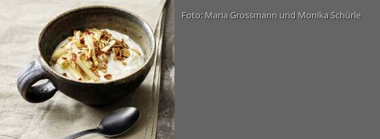 Rezeptbild für "Knusperflocken auf Käsecreme"