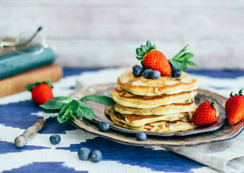 Für eine Extraportion Aroma gibst du etwa Aufstrich in den Pfannkuchen-Teig.