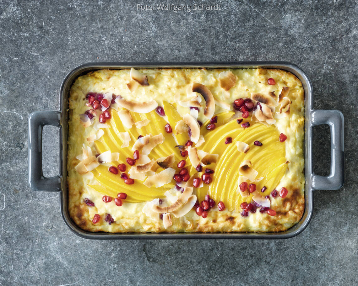 Kokos-Reis-Gratin