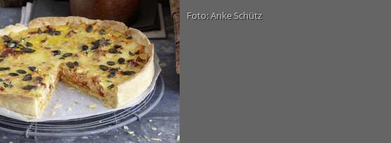 Rezeptbild für "Kürbis-Tomaten-Quiche"