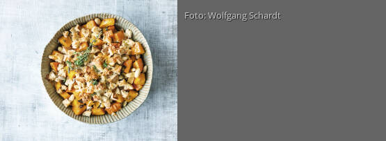 Rezeptbild für "Kürbis-Bohnen-Auflauf"