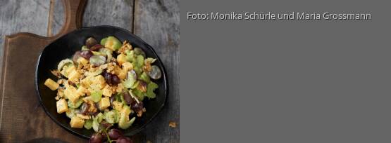 Rezeptbild für "Käsesalat mit Gouda, Trauben und Walnüssen"
