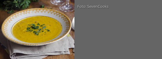 Rezeptbild für "Kürbis-Kokos-Suppe"