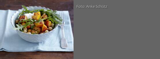 Rezeptbild für "Kürbis-Kichererbsen-Salat"