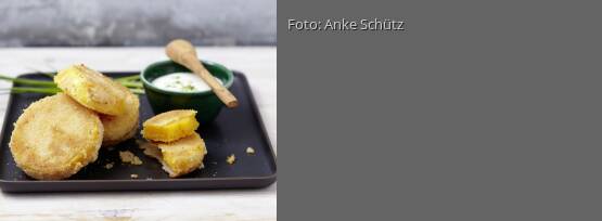 Rezeptbild für "Kürbis-Schnitzel mit Meerrettichsauce"