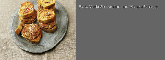 Rezeptbild für "Lachs-Süßkartoffel-Türmchen"