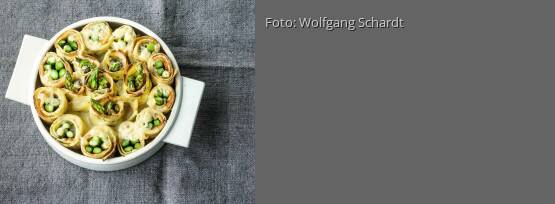 Rezeptbild für "Lachs-Spargel-Crespelle"