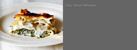 Rezeptbild für "Lasagne mit Grünkohl und Pilzen"