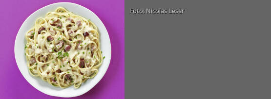 Rezeptbild für "Linguine mit Speck und Schnittlauch"