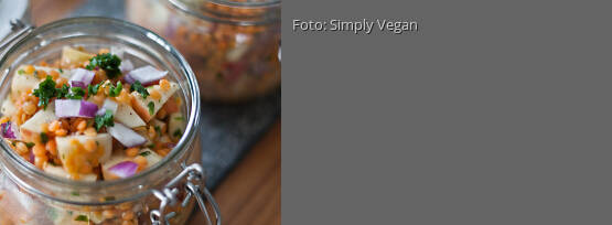 Rezeptbild für "Linsen-Apfel-Salat"