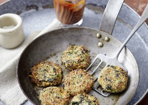 Kernige Bratlinge, die deftiges Aroma versprechen und dabei satt machen.