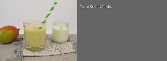 Rezeptbild für "Mango-Papaya-Lassi – vegan"