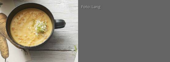 Rezeptbild für "Möhren-Orangen-Suppe mit Linsen"