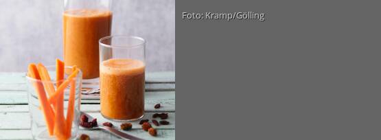 Rezeptbild für "Möhren-Smoothie mit Gojibeeren und Ingwer"