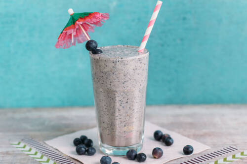 milkshake walnusseis blaubeere