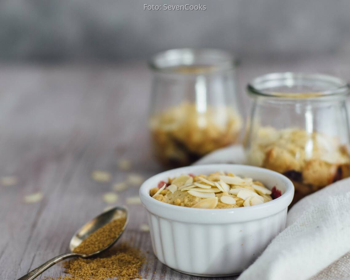 Miniauflauf mit Kokoszucker