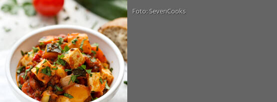 Rezeptbild für "Mischgemüse mit Tofu – vegan"