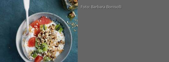 Rezeptbild für "Müsliquark mit Kiwi"