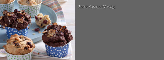 Rezeptbild für "Cashew-Muffins mit Cranberrys"