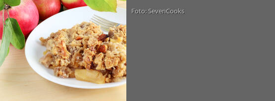 Rezeptbild für "Nigel's Apple Crumble – vegan"