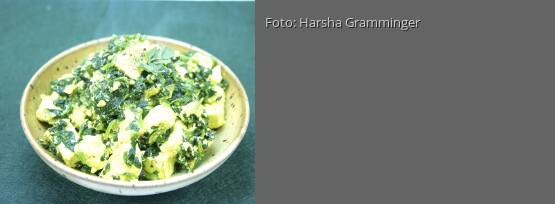 Rezeptbild für "Palak Paneer – vegan"