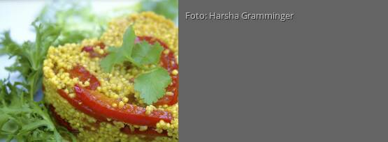 Rezeptbild für "Paprikagemüse mit Hirse – vegan"