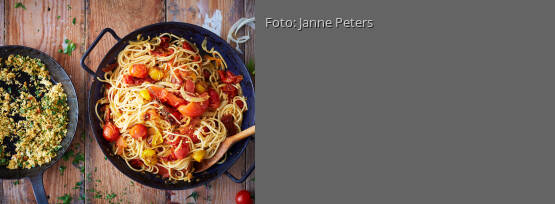 Rezeptbild für "Pasta mit Ofentomaten-Sugo"