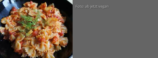 Rezeptbild für "Pasta mit Fenchel-Tomaten-Soße"