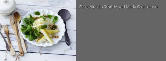 Rezeptbild für "Pastinaken-Feldsalat mit Birne"