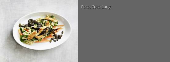 Rezeptbild für "Petersiliensalat mit Hähnchenbrustfilet"