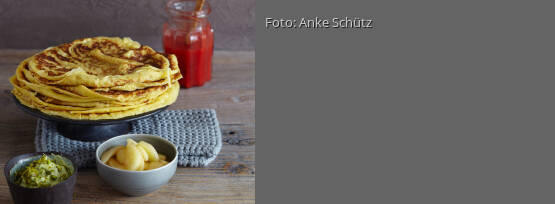 Rezeptbild für "Pfannkuchen satt mit drei Extras"