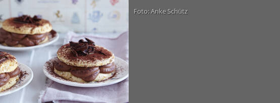 Rezeptbild für "Pfannkuchentörtchen mit Mokkacreme"