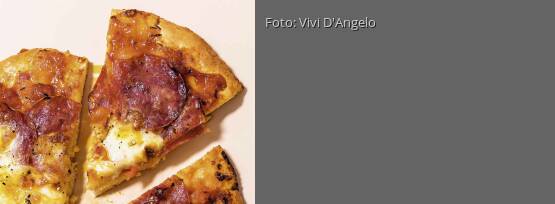 Rezeptbild für "Pizza mit Salami"