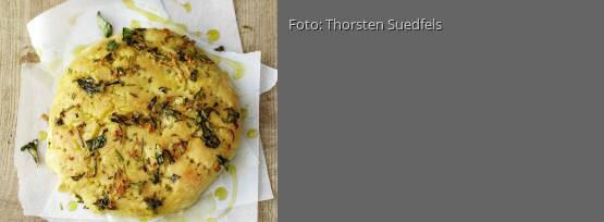 Rezeptbild für "Pizzabrot mit Kräutern"