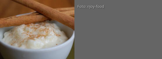 Rezeptbild für "Reisdessert mit Sahne und Zimt"