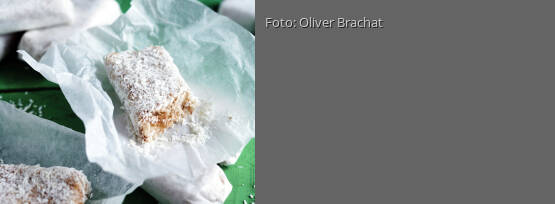 Rezeptbild für "Reispäckchen mit Kokosflocken und Bananen"