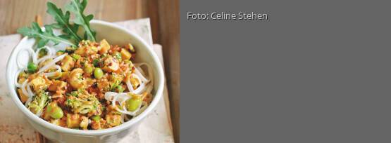 Rezeptbild für "Tahin-Nudel-Schale"