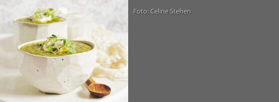 Rezeptbild für "Umwerfend grüne Suppe"