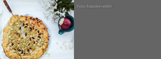 Rezeptbild für "Rhabarber-Galette"