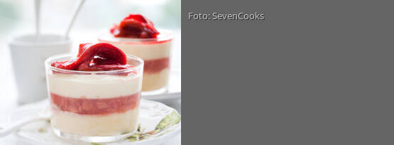 Rezeptbild für "Rhabarber-Vanille-Dessert"