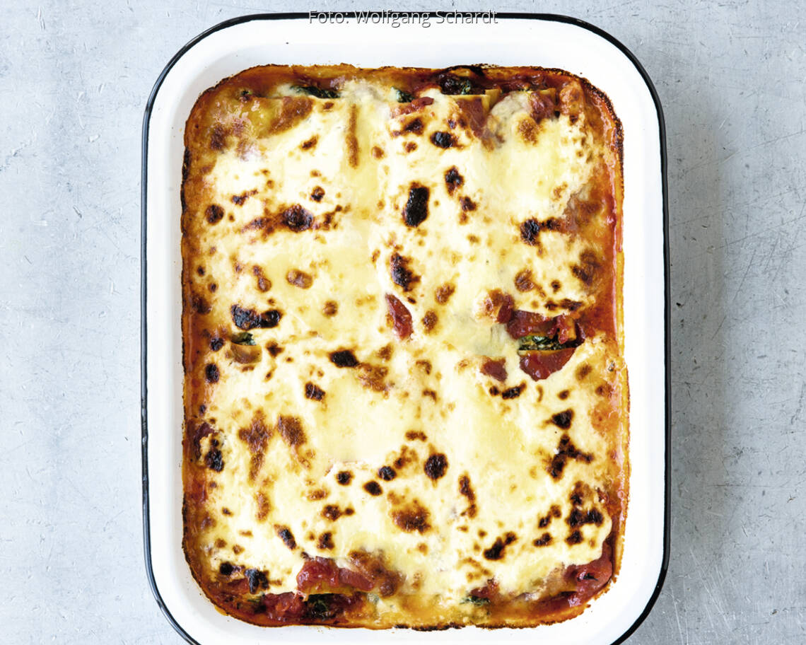 Ricotta-Spinat-Cannelloni