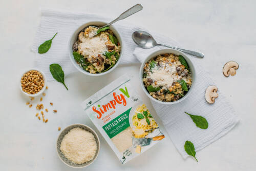 Risotto mit Pastagenuss von Simply V.